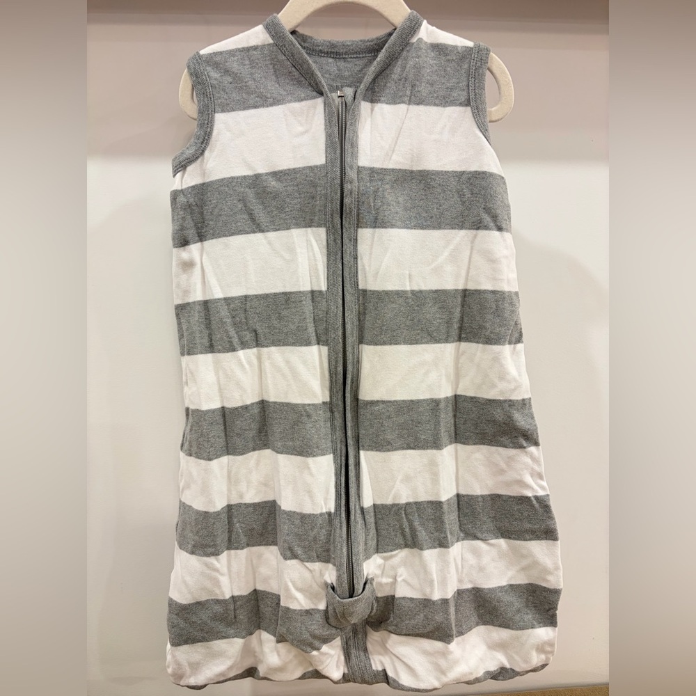 Burt's Bees Baby Gray and White Bee Keeper Sleep Sack